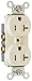 TR20LACC8 Duplex Tamper Resistant Receptacle44; 20A44; Light Almond