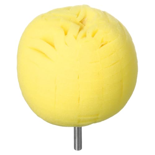 HARFINGTON Ball Buffing Polishing Pads 3 Inch Heavy Cut Sponge Car Wheel Polishers Detail Polisher Tool with 1/4