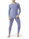 DAVID ARCHY Men’s Lightweight Thermal Underwear Breathable Comfort for Cool Weather, Ideal for Active Use