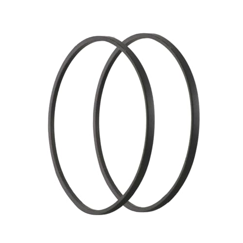 2 Pack Snow Thrower Auger Belt 1/2