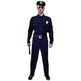 [VEROMAN] メンズ コスプレ ハロウィン パーティー イベント 衣装 仮装 大人 (警察長袖)