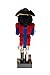 Clever Creations Pirate 14 Inch Traditional Wooden Nutcracker, Festive Christmas Décor for Shelves and Tables