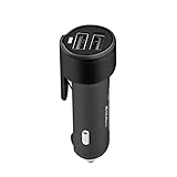 Avec 2,4 A par port USB intelligent, il peut charger deux appareils à pleine vitesse en même temps pour charger votre téléphone, appareil photo, enregistreur de voiture et plus encore.