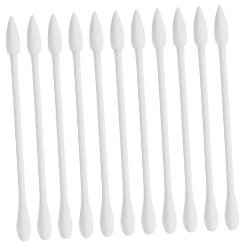 VICASKY Disposable Cotton Sticks 30 Pack Double Pointed Facial Cotton Pads Travel Size Swabs Easy to Use for All Ages