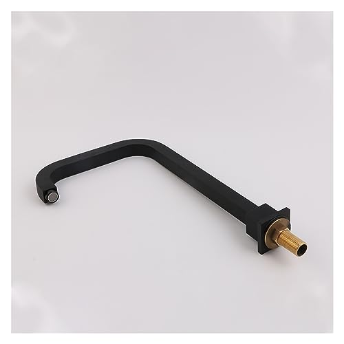 Robinet de lavabo noir mat rétro en laiton mélangeur double trou