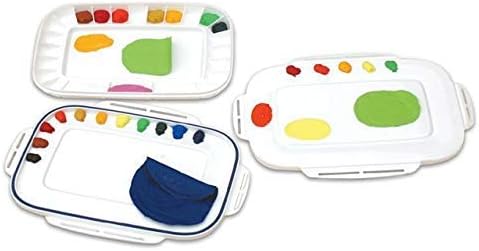 Mijello MAP-3025 Multi-Purpose Palette Various Airtight Peel-Off Palette-3.5-inch x 9.125-inch-24 Cavity