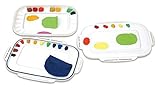 Mijello MAP-3025 Multi-Purpose Palette Various Airtight Peel-Off Palette-3.5-inch x 9.125-inch-24 Ca