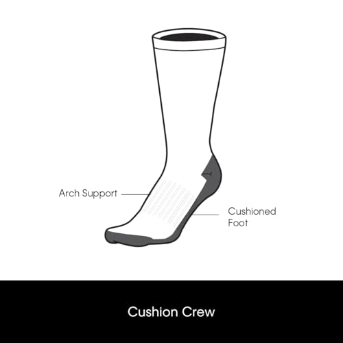 Calvin Klein Mens Crew Socks - 5 Pack Breathable Cushion Crew Athletic Mid-Calf Socks for Men for Running and Workout (7-12)3