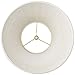 Creme Linen Large Box Pleat Lamp Shade 7