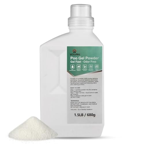 VOLUNU 1.5LB/3LB Pee Powder Gel & Poo Gel Odor Neutralizer Solidifier