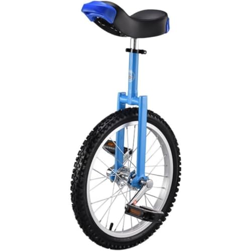 REENEW 一輪車バイク 一輪車 小学生 女の子 男の子16/18/20インチ 組み立て式 体幹を鍛えられます バランス運動 コンペティション 軽量 安定 競技用 学生用 スポーツ バランス感覚 子供の誕生日プレゼント 子供用 大人用 (20インチ,ブル