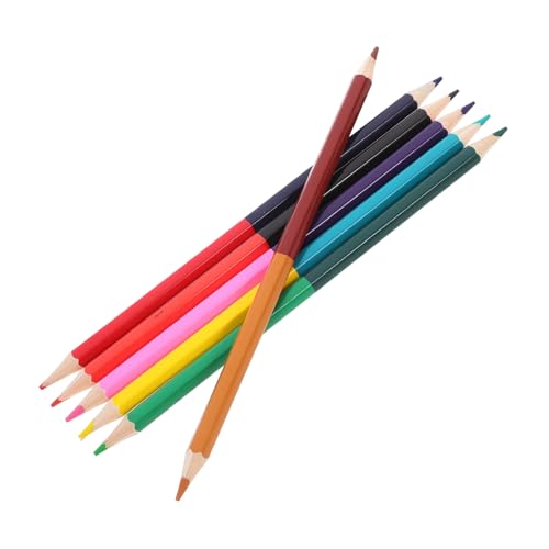 SEWOART 12個 色ダブルヘッド油性彩色鉛筆 高発色で滑らかな描き心地 耐久性のある軸 大人の塗り絵やスケッチ グラフィティに