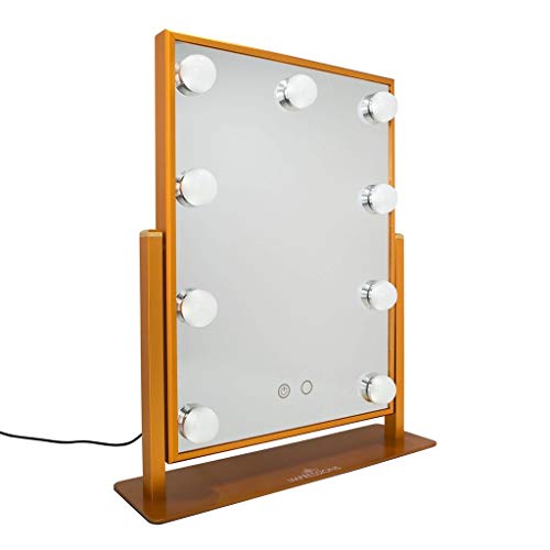 Limited Stock Impressions Vanity Hollywood Touch Duotone LED Makeup Mirror (Gold)