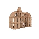 Birds Wood Shack The Bostonian Mansion – Fun & Challenging Wooden Doll House Puzzle – Available on 1:24 Scale – Suitable for Teens & Youngsters