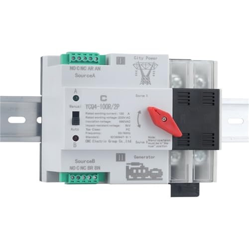 Commutateur de transfert automatique ATS inverseur rail AC230V