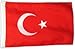 Produktbild Fahne Flagge Türkei 30 x 45 cm