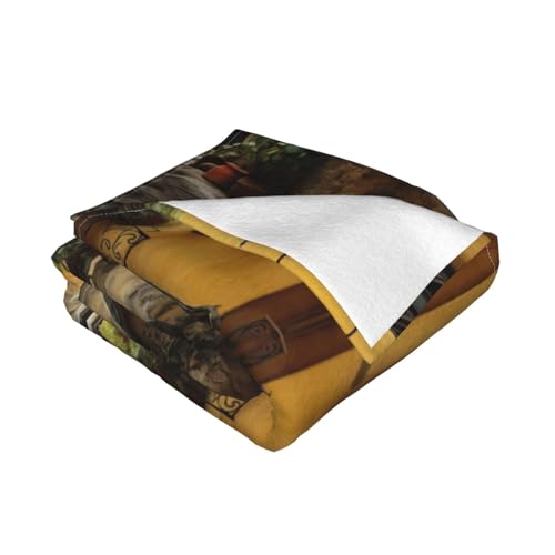 Couverture polaire flanelle Old Street imprimé couvre-lit doux chaud - 4