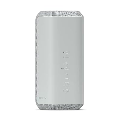 Sony SRS-XE300 X-Series Wireless Portable-Bluetooth-Speaker, IP67 Waterproof, Dustproof and Shockproof with 24 Hour Battery, Light Gray