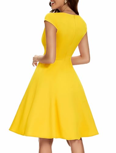 Image of Bbonlinedress Women Short 1950s Retro Vintage Cocktail Party Swing Dresses