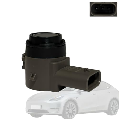 MEILICACY 1PC-Radar on The Outside of The car Front and Rear Parking Sensor Backup Parking Assist Sensor Pdc Parking Sensor Bumper for Tesla 2021 2022 2023 2024Model Y S X 2525001-11-D