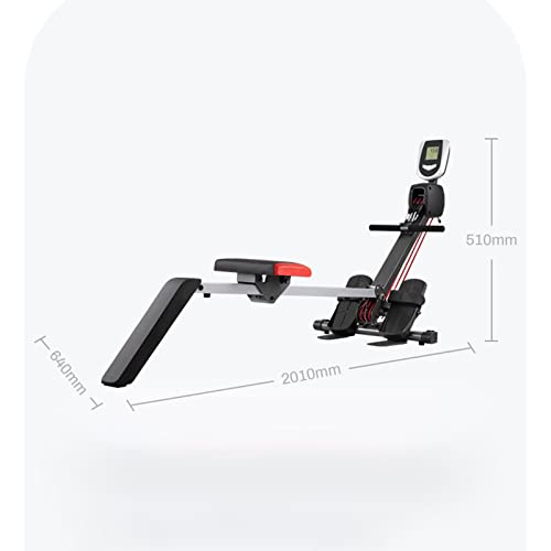 Image of Rowing Machines for Home Elastic Rope Rowing Machine Fat Burning Adjustable Resistance Rower Weight Loss Folding Fitness Equipment