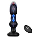 Anale Perles Plug Trainer ＶîbroＭasśéur Homme Femme Pluġ Ａnàlé Ｖîbrant Debutant sans Fil Silicone Ｍasśéur Prostàté Telecommande TL10