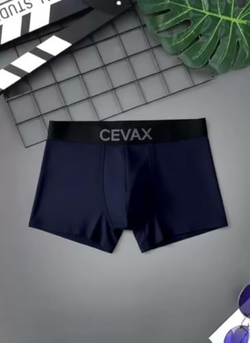 Image of Men's Boxer Briefs, Premium Cotton Stretch, 5-Pack, Navy Grey Maroon Teal Black
