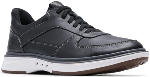 Clarks Clarks Men's Un Briley Tie Black Leather 10 Medium