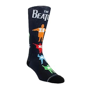 PERRI’S SOCKS The Beatles Special Edition Dye Sublimation Socks – Soft, Breathable, Fun, Rock n’ Roll Band Socks for Men and Women – Unisex – Medium (Multicolor) - Les Beatles, Paul McCartney, John Lennon, RIngo Starr, George Harrison
