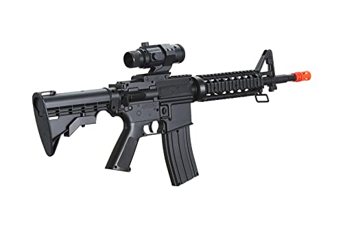 D99 Lpeg Full-Auto M4 Ris Aeg Airsoft Rifle W/ Scope, Battery And Charger Included #TOP3