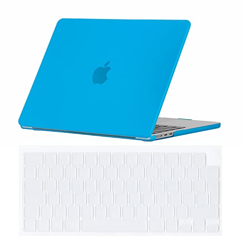 Se7enline Compatible with 2025 2024 2023 MacBook Air M4 M3 M2 case 15 inch Hard Laptop Cover for Mac Air 15.3-inch M4 M3 M2 Chip Model A2941/A3114/A3241 &Keyboard Protective Cover