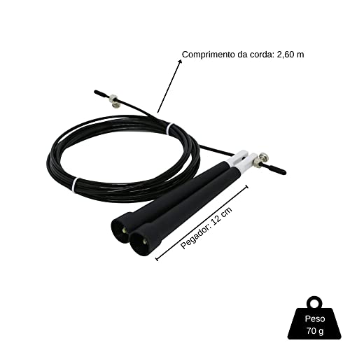Mini Jump Profissional 36 molas academia + Corda de pular PR