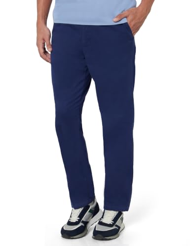 Image of Amazon Brand - Symbol Men's Relaxed Fit 100% Cotton Casual Trouser | Constructed Waistband | Pants | Available in Plus Sizes