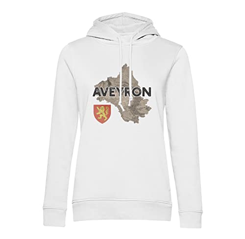 Sweat hoodie Occitanie et carte ancienne de Millau pour vos sorties aveyronnaises