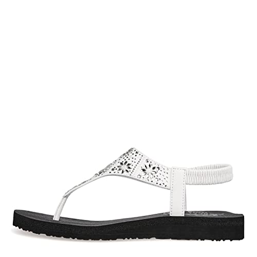Skechers Skechers Women's, Meditation - Utopia Garden Sandal White 10 M