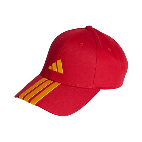adidas Unisex Bball 3S Cap New Logo, Team Power red 2/Crew Yellow, XS-S