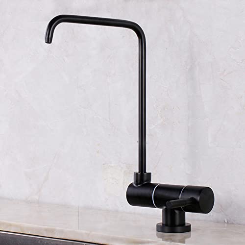 Robinet eau pure en acier inoxydable noir pliant modèle B