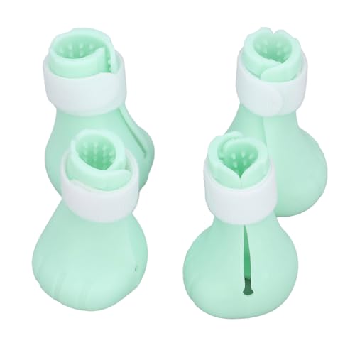 Qcwwy Cat Covers Prevent Scratching Biting Silicone Cat Grooming Boots Bathing Feeding Anti Scratch Cat Shower Feet Cover Comfortable Pet Foot Cover Protector for Pet Cat Dog