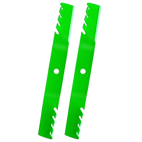 JYLEYJ 42 Inch Mower Deck Mulching Blades Fit for John Deere X350 Z345M Z345R Z335E X370 Z315E Z320M Z320R Z335M S220 S240 Replaces M170639 UC22008 GY20683 M170642 Mower (2 Pack)