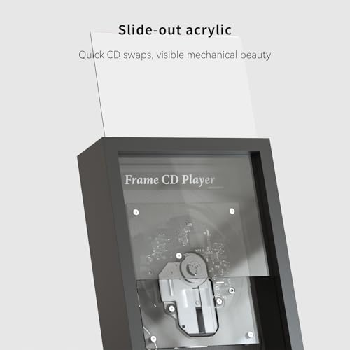 Lecteur CD vertical haut de gamme MONODEAL avec émetteur Bluetooth Hi-Fi intégré
