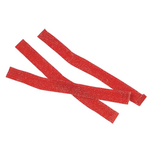 CandyKorner Sour Belts Candy - Strawberry Flavor - Fruity Sweet & Sour Gummy Strips - Soft & Chewy Bulk Candy - 1 Pound (16 Ounce) Bag