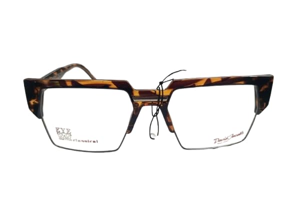 Eyeglasses, Tortoise Shell Brown Frame, Square Shape, Prescription Ready