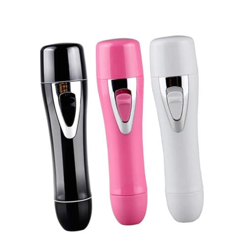 LOORGVEL Depiladora Eléctrica Para Mujer Resistente Al Agua Cortadora De Acero Inoxidable Para Rostro y Nariz Afeitadora Indolora Para Cejas y Facial Uso Seco y Húmedo