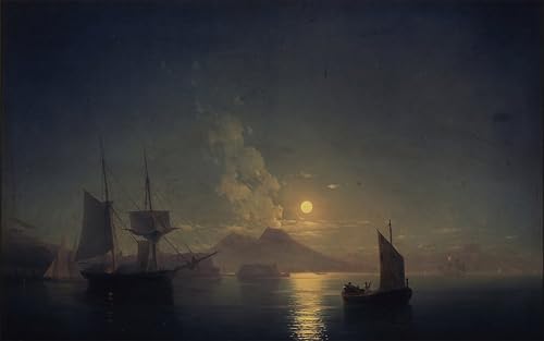 Affiche Artistique Naples Aivazovsky Prints Toile Décoration 60x90