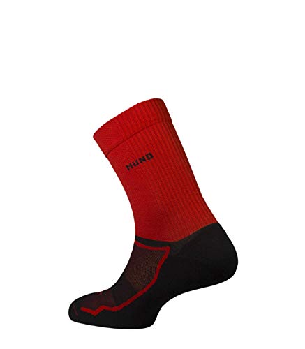 MUND SOCKS Calcetines Running Trail Extreme (42-45, Rojo)