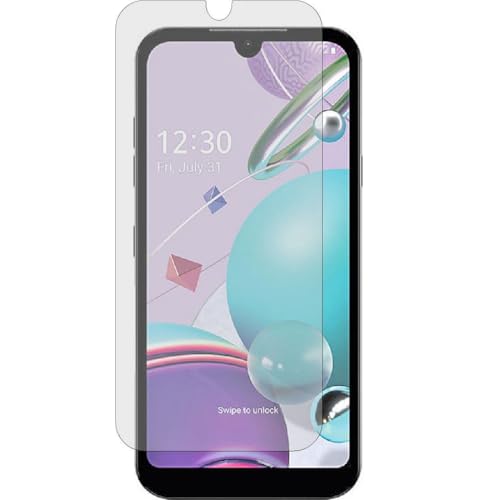 Image of EmBed Matte Fiber Display Guard for LG Q31 - Unbreakable, Ultra-Thin, Lightweight Matte Finish Screen Protector with Easy Installation Kit