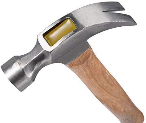 Image of I /2LB Claw Hammer with Wooden Handle | Heavy-Duty Carpenter's Hammer for Woodworking, Home Repair & Construction | Shock-Resistant Grip, Precision Balanced Head