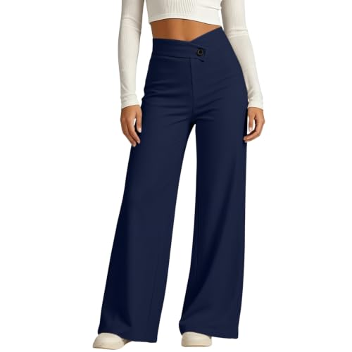 Pantalon d'été en tissu extensible fluide pour femme active