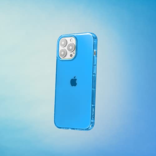 Coque iPhone 14 Pro Max silicone bleu azur pour le quotidien - 2