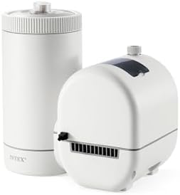 INTEX C2500 Krystal Clear Cartridge Filter Pump for Above Ground Pools: 2500 GPH Pump Flow Rate – Improved Circulation and Filtration – Easy Installation – Improved Water Clarity – Easy-to-Clean